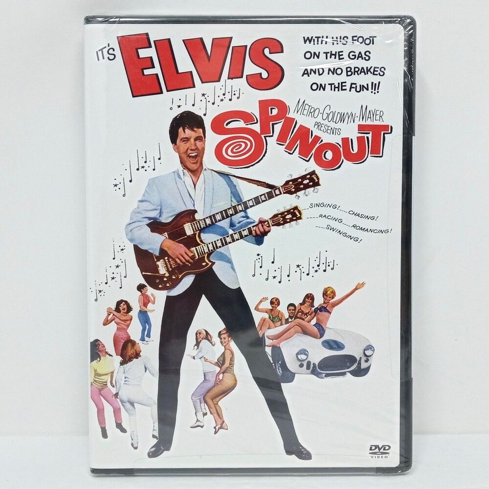 Spinout Elvis Presley DVD Shelley Fabares Deborah Walley Carl Betz New & Sealed